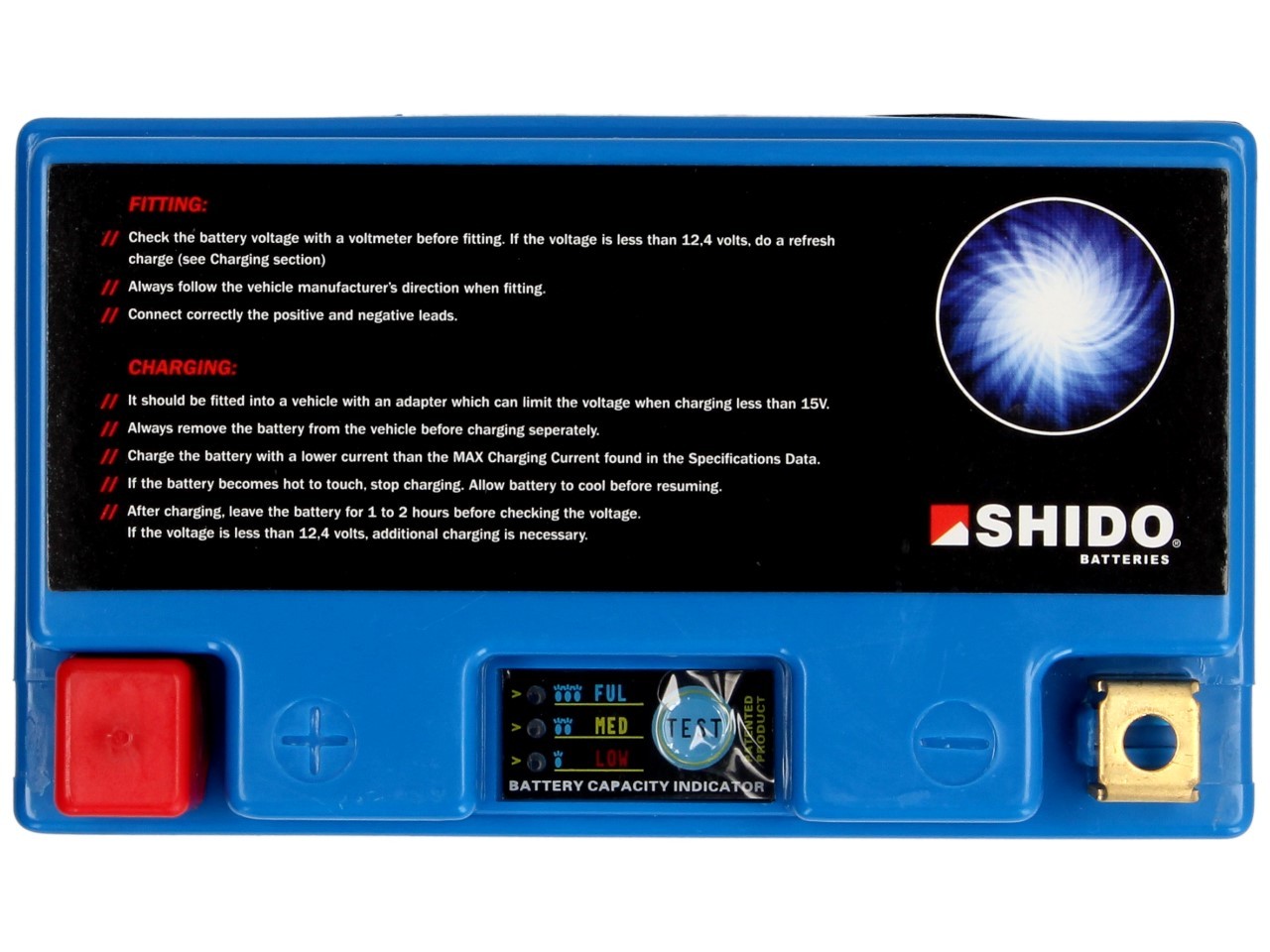 Shido Batterie LTZ14S, 12 V, 5 A, Lithium Ion