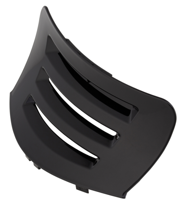 Zündkerzenklappe für Vespa Primavera/​Sprint 50-150ccm 2T/​4T AC, schwarz glänzend