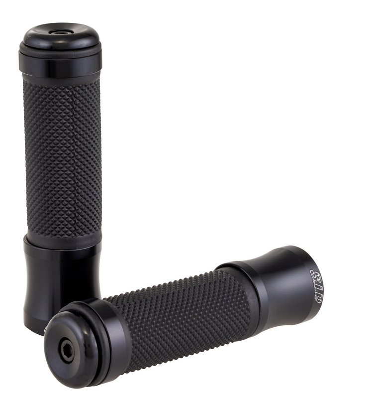 Griffe Ø 24/24 mm, L 125 mm für Vespa PX 125-200ccm, schwarz glänzend