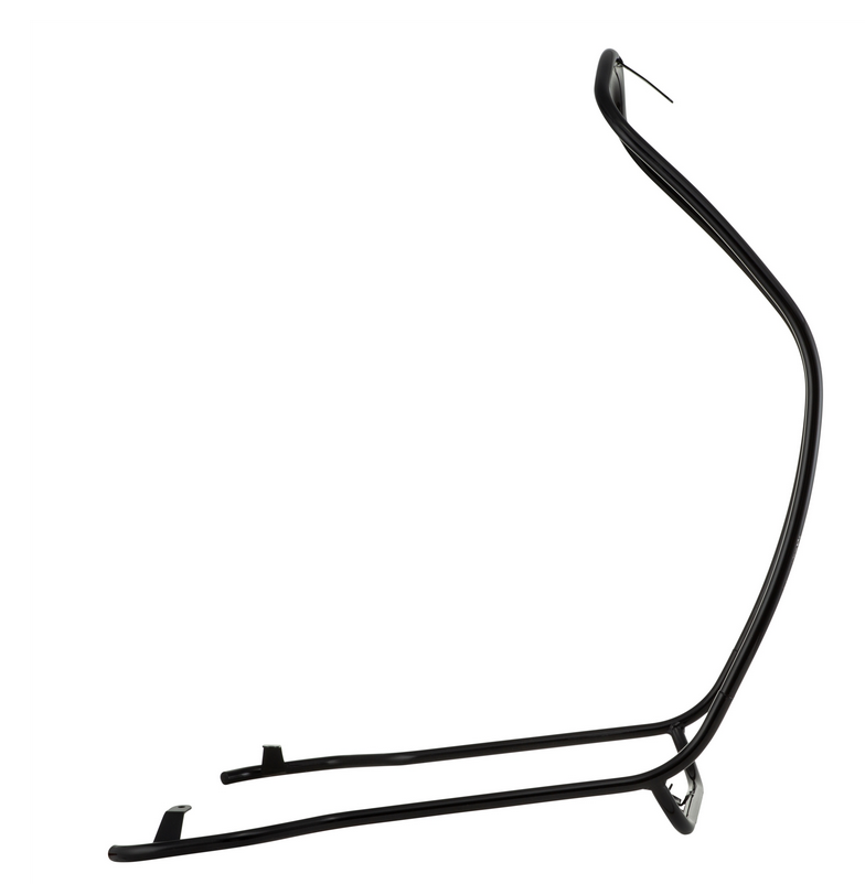 Sturzbügel Beinschild für Vespa Primavera /​Sprint 50-150ccm, schwarz glänzend