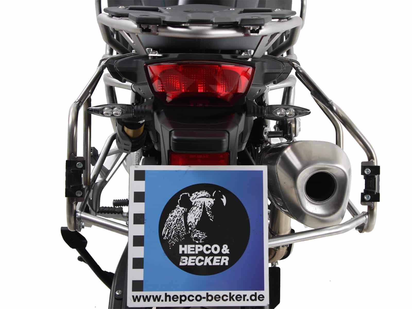 Seitenkofferträger Cutout Edelstahl für Xplorer Cutout Koffer 40/37 für BMW F 850 GS