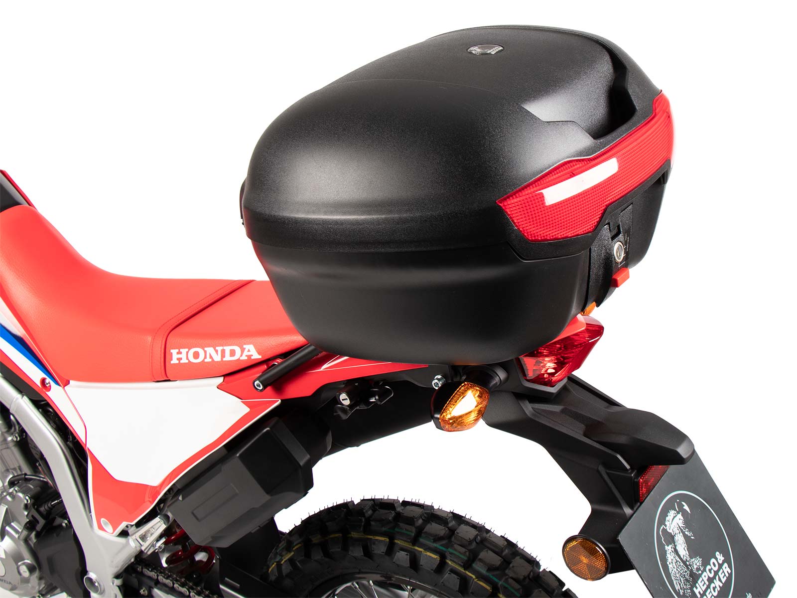 Topcase-Träger schwarz inkl. Journey Topcases 40 schwarz für Honda CRF 300 L (21-)