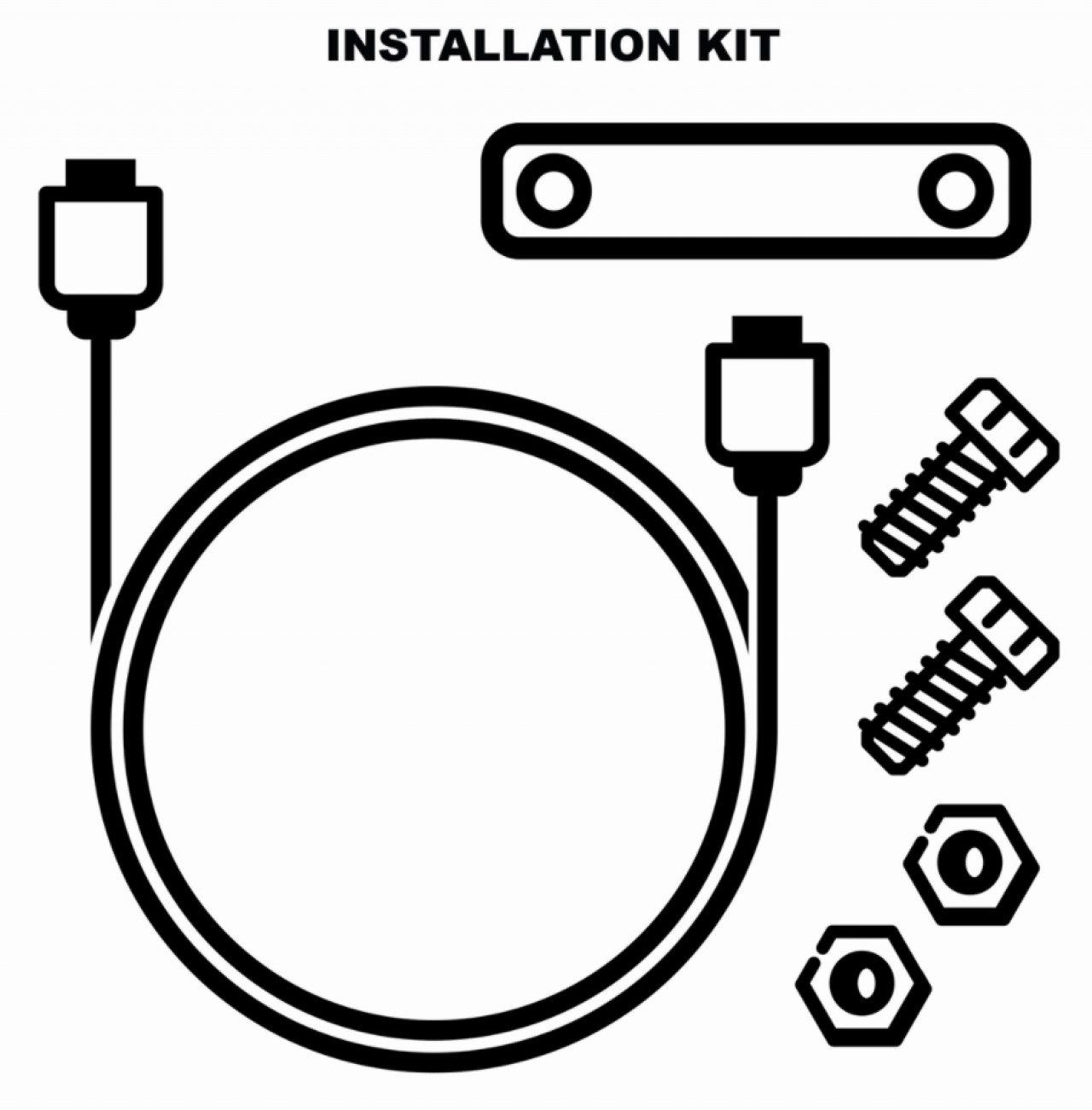 Installationskit für elektronische Diebstahlsicherung (1D002554)