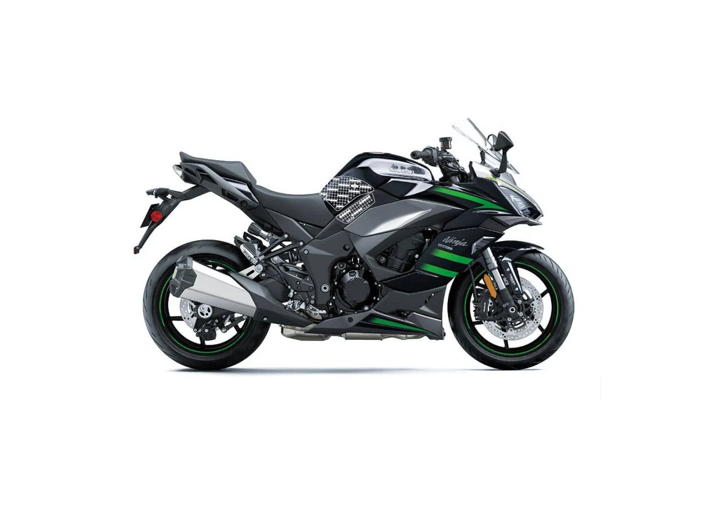 Stompgrip Tank Pad, klar, Volcano für Kawasaki Ninja 1000SX, 2020-2025