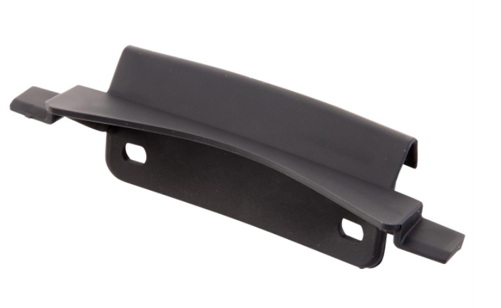 Verbindungsstück Monoschlitzrohr Beinschild schwarz matt für Vespa Primavera/​Sprint 50-150ccm