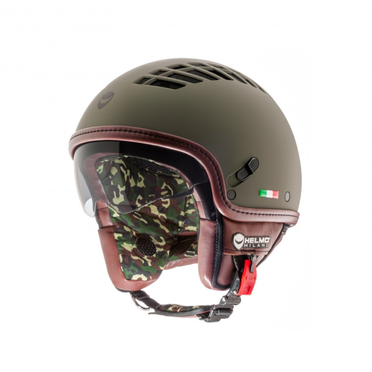 Helmo Milano Demi Jet, ViaColVento, grün, matt