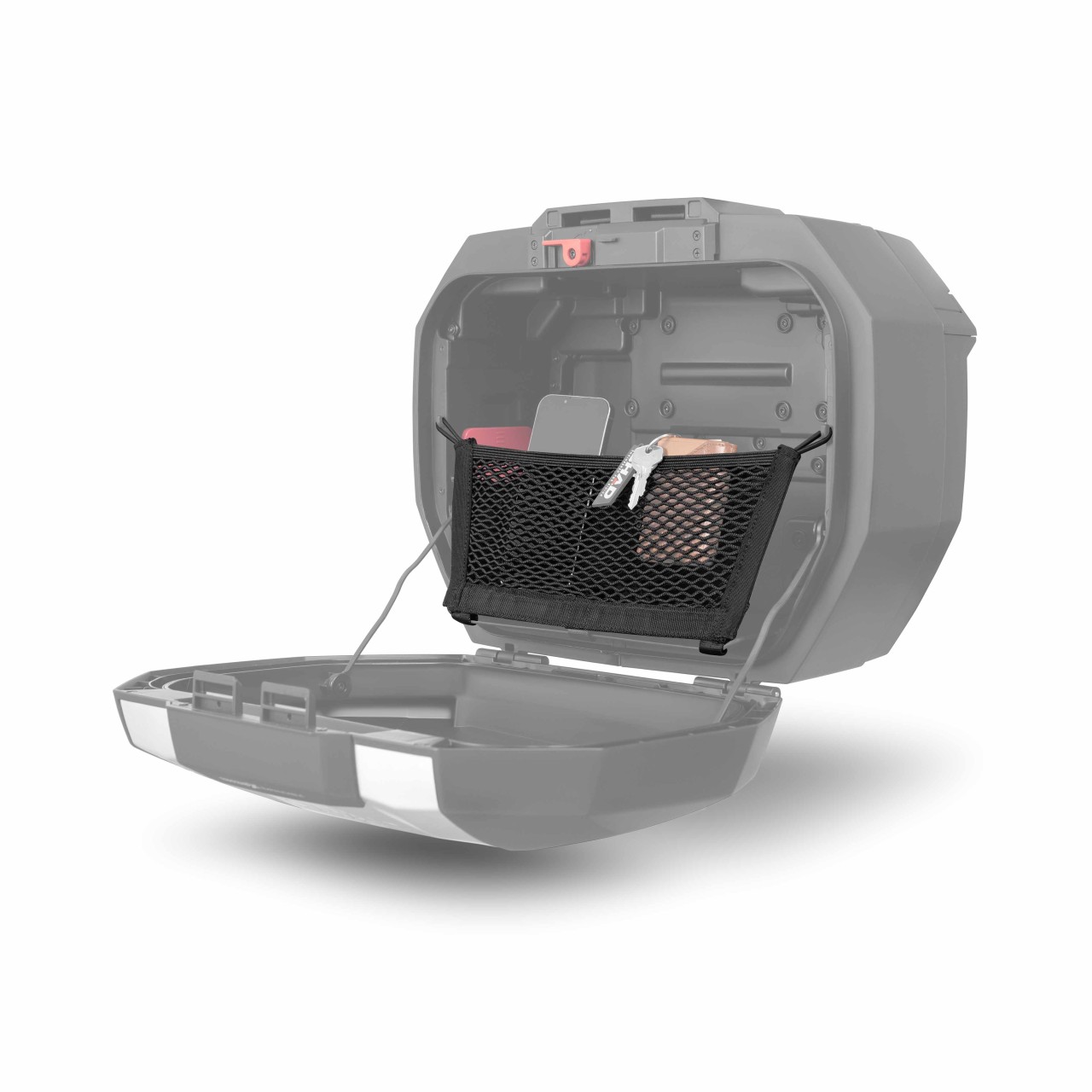 Shad Seitenkoffer Satz SH38X erweiterbar, aluminium / schwarz, 38l