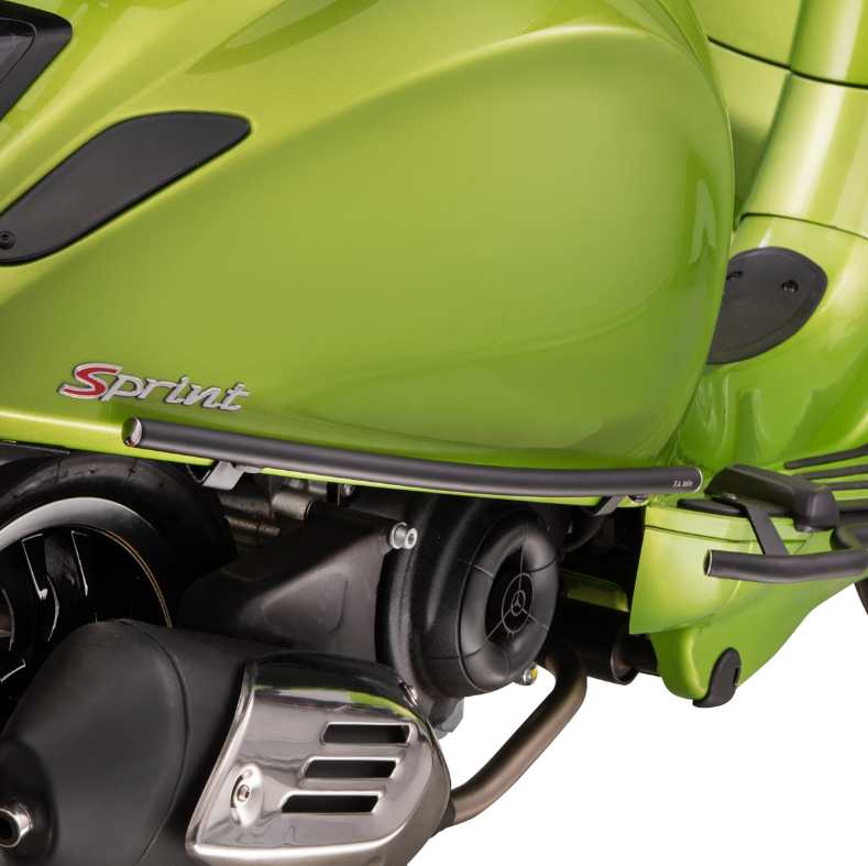 Sturzbügel Seitenhaube für Vespa Primavera/​Sprint/Elettrica 50-150ccm, schwarz matt