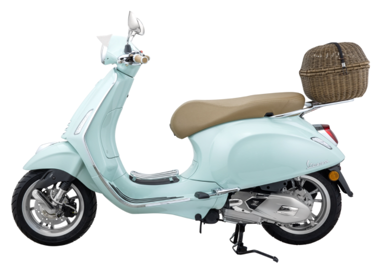 Gepäckkorb Classic für Vespa, dunkelbraun