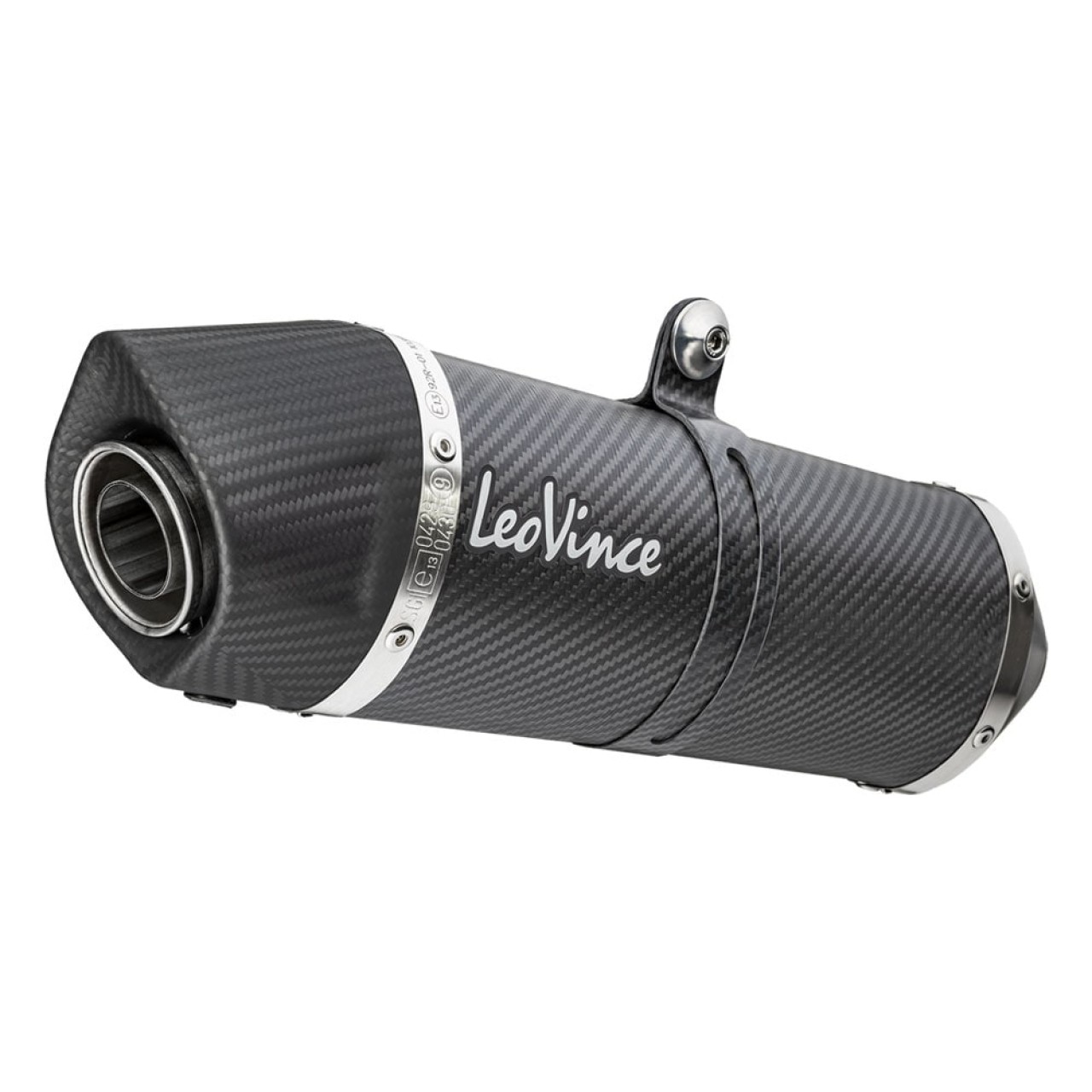 LeoVince Komplettanlage LV One Evo für Yamaha MT-125 /YZF-R 125, Carbon, E-Gutachten