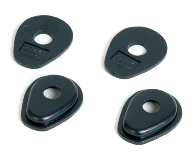 HIGHSIDER smart Iss 1 Montageplatten Indy Spacer Schwarz