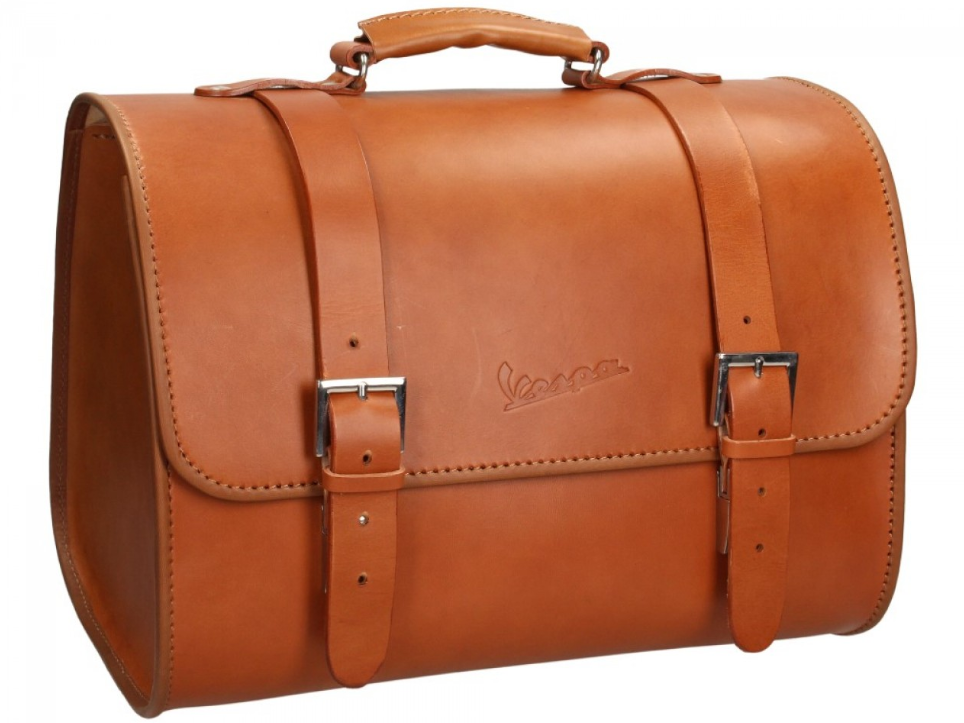 Original Vespa Ledertasche - Braun