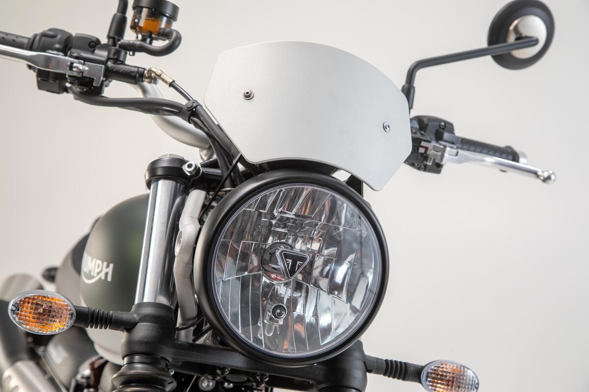SW-Motech Windschild silbern für Triumph Street Scrambler 900 (16-)