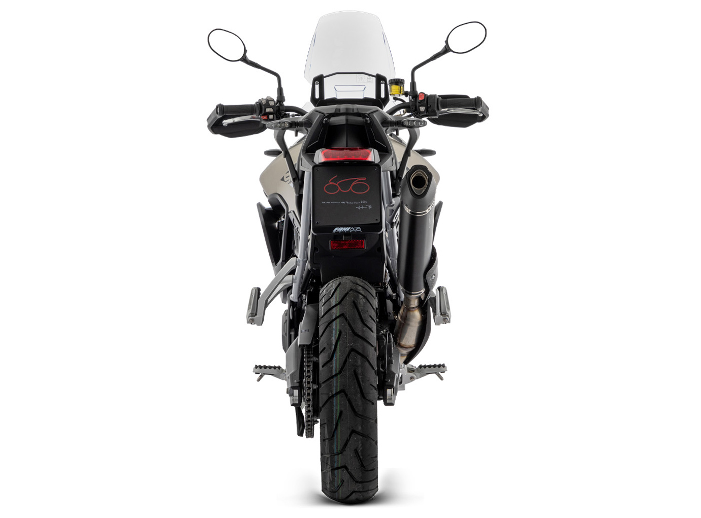 ARROW VELOCE DARK Slip-On mit Hitzeschild für Triumph Tiger 900 Modelljahr 2020-