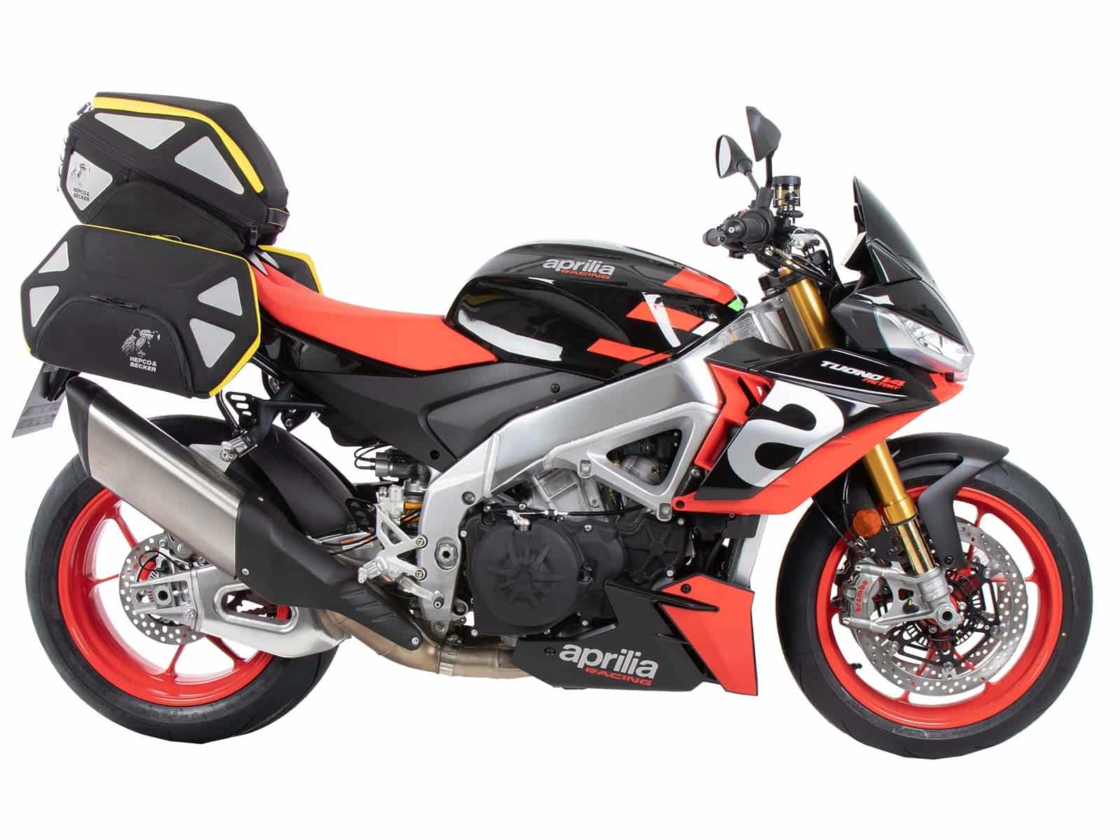 Sportrack festverschraubt schwarz für Aprilia Tuono V4 Factory /RSV 4 /RSV 4 Factory (21-24)