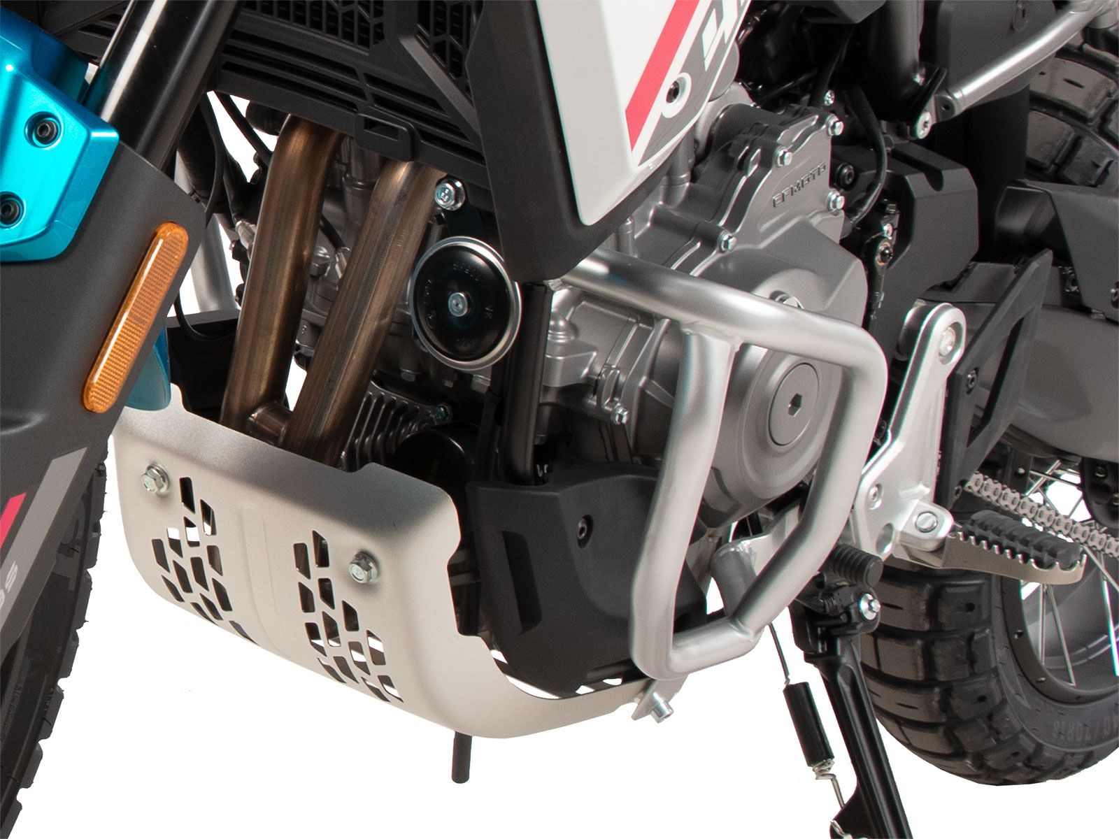 Motorschutzbügel silber für CFMoto 450 MT (24-) Hepco & Becker