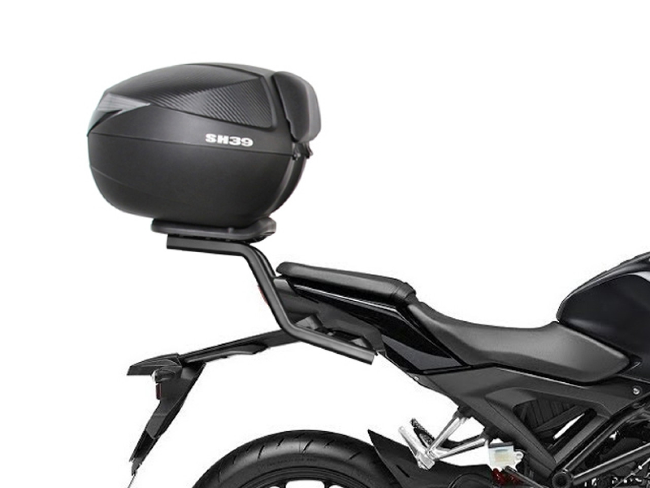 Shad Top Case Träger schwarz lackiert für CB 125 R Neo Sport Cafe (18-23) / CB 300 R Neo Sport Cafe