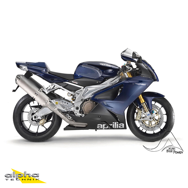 Stompgrip schwarz, Volcano, für Aprilia RSV1000R, 2004-2009, Tuono 1000R, 2006-2010