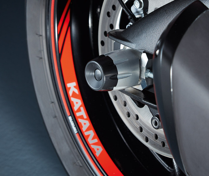 Achsprotektor hinten für Suzuki GSX-S 1000 S Katana (Bj.19-) Original Suzuki