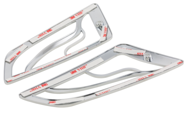 Blinkergitter rechts und links, vorne für Vespa GTS/​GTS Super/​GTV/​GT 60/​GT/​GT L, chrom