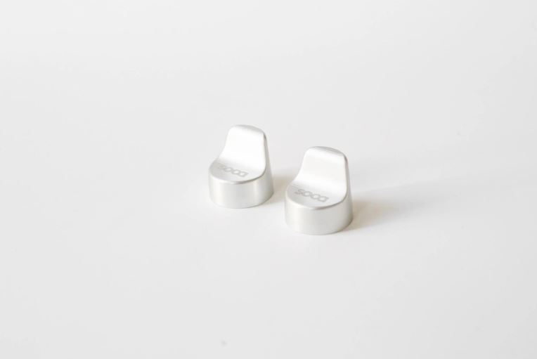 Abdeckung Spiegelloch links & rechts SOCA für Vespa Primavera/​Sprint/​Elettrica 50-150ccm, silber