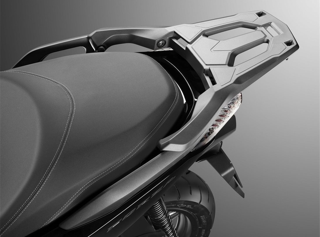 Top Case 35L inkl. Gepäckbrücke Forza 350 (2021-) NHC74M MAT ROBUST GREY METALLIC original Honda