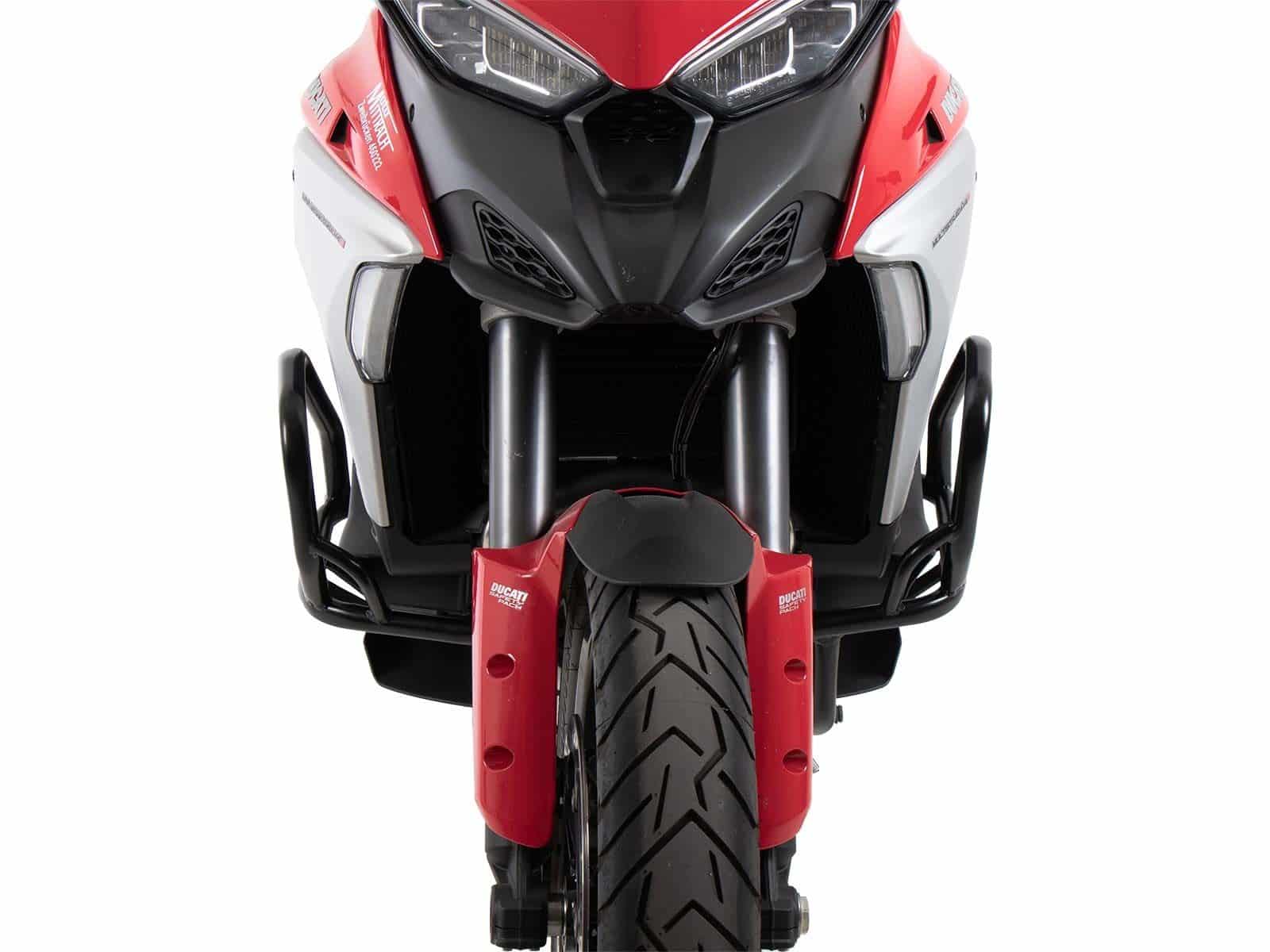 Motorschutzbügel schwarz für Ducati Multistrada V4/S/S Sport/Pikes Peak (21-24) /Rally (23-24)
