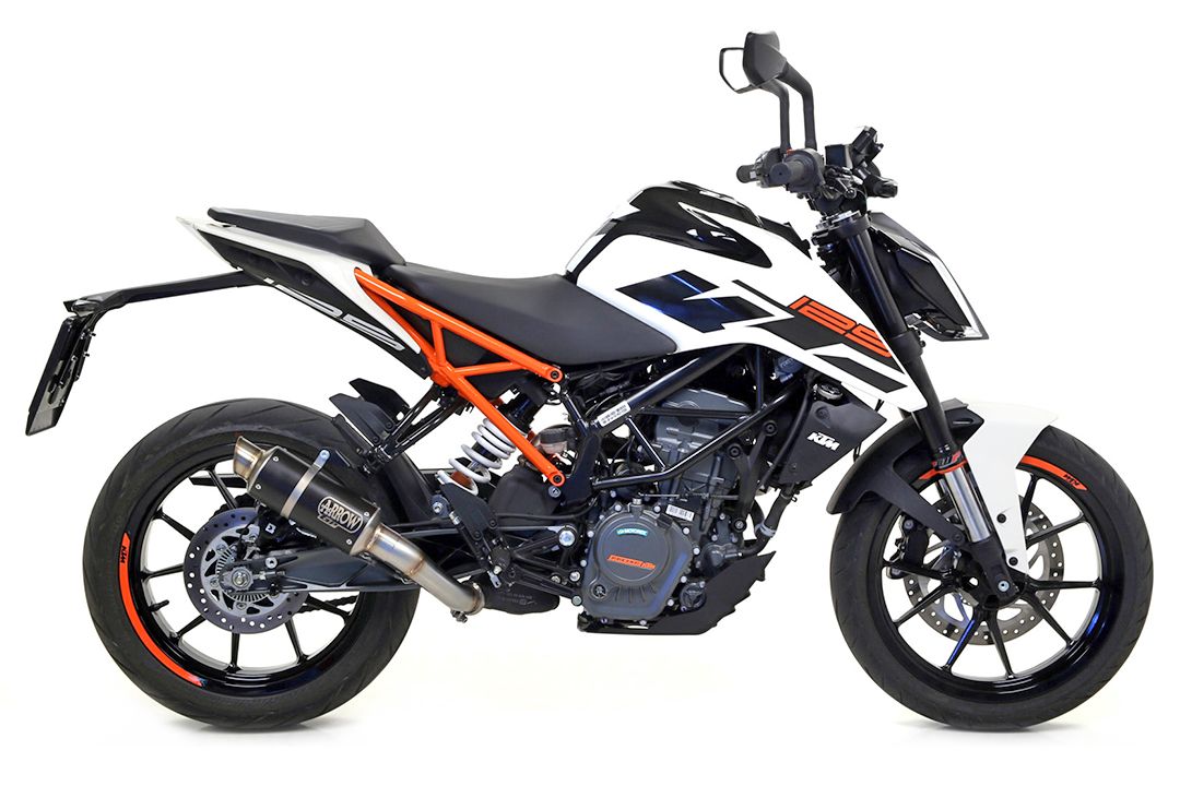 ARROW Auspuff DARK GP2 für KTM 125 / 390 Duke (17-)