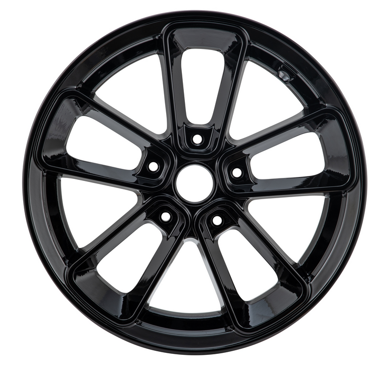 Felge vorne/hinten 12" für Vespa GTS/​GTS Super/​GTV/​GT 60/​GT/​GT L 125-300ccm, schwarz glänzend