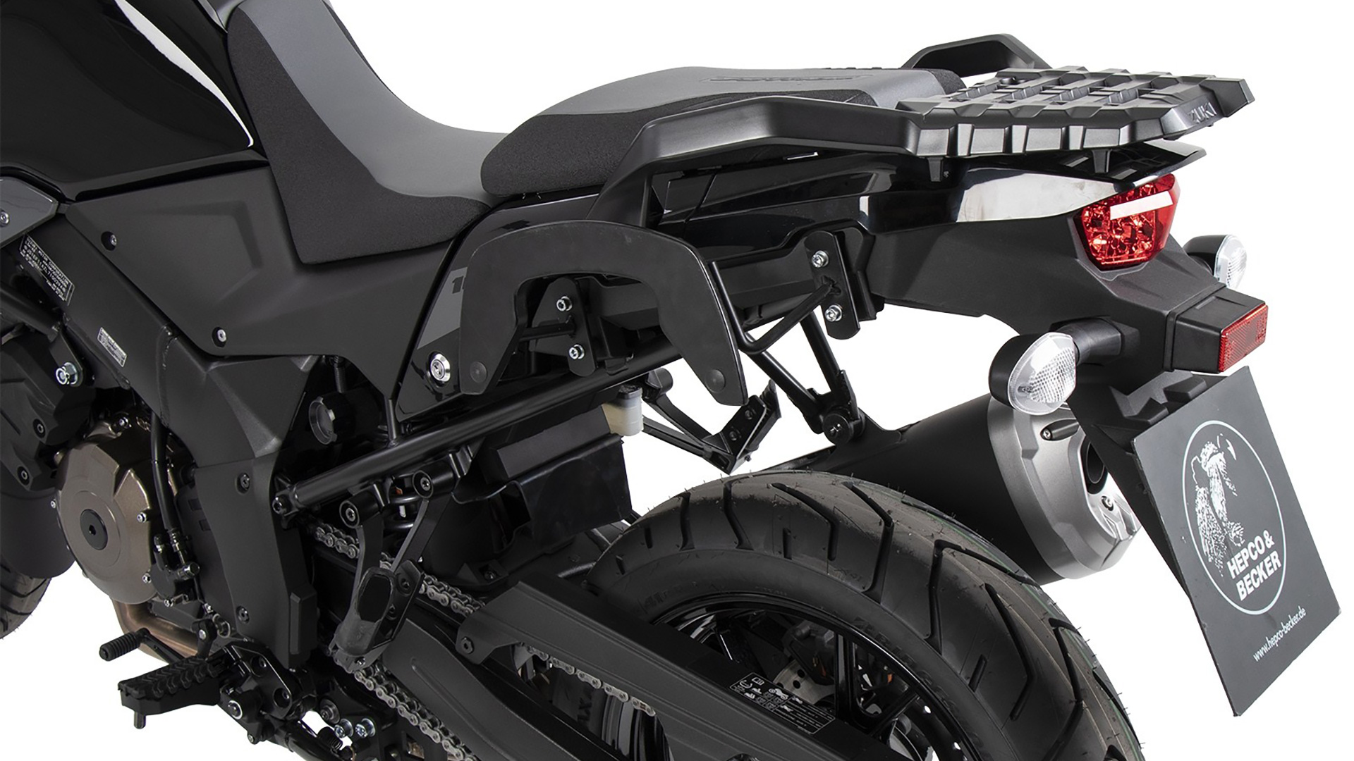 C-Bow Seitenträger schwarz für Suzuki V-Strom 1050 (20-) Hepco & Becker