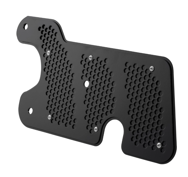 Auspuffblende Schwingarm für Vespa GTS/​GTS Super 125/​150ccm 4T LC iGet (Euro4), schwarz