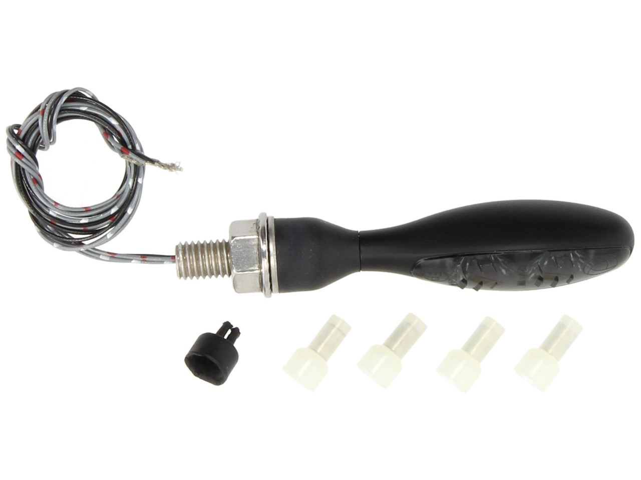 Kellermann Blinker, Rück- und Bremslicht, Micro 1000 DF Dark, Stahl, LED, HL/HR, 12 V, schwarz matt