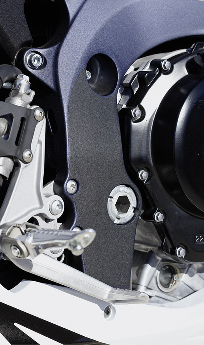 Rahmenschutzfolie, Schwarz für Suzuki GSX-R750 BJ. 2011-2017/ GSX-R600 BJ. 2011-2017