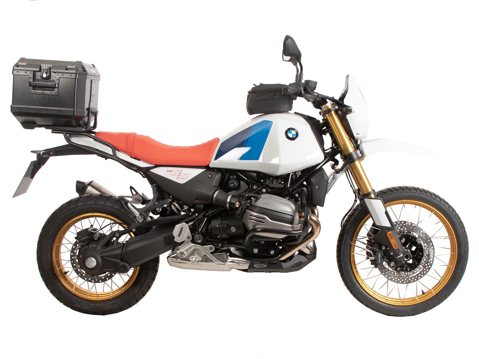 Alurack Topcase-Träger schwarz für BMW R 12 G/S (25-) Hepco & Becker