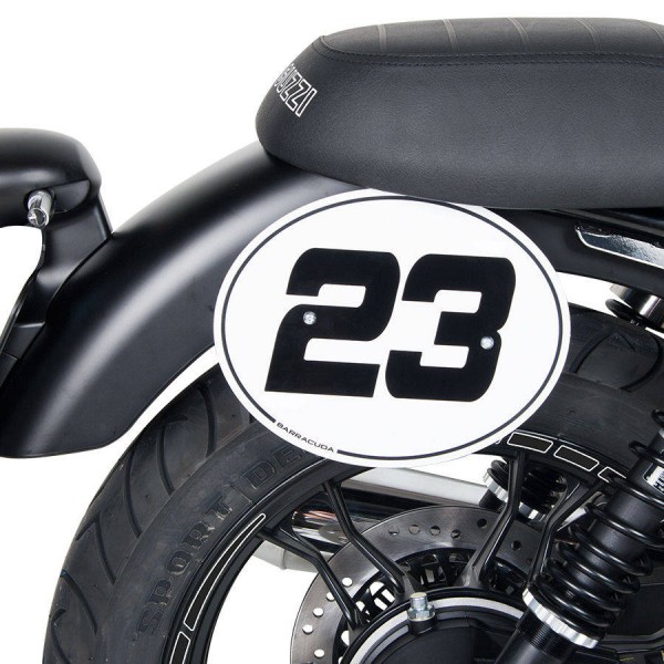 Nummerntafel für Moto Guzzi V7 II - Barracuda
