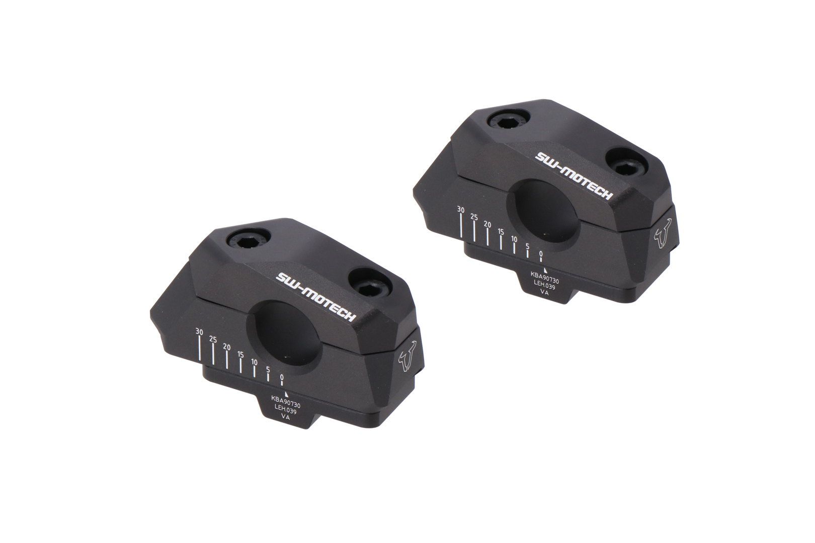 SW-Motech Lenkerverlegung variabel, schwarz für Ø 22 mm Lenker, H=25 mm für XSR 700 XTribute