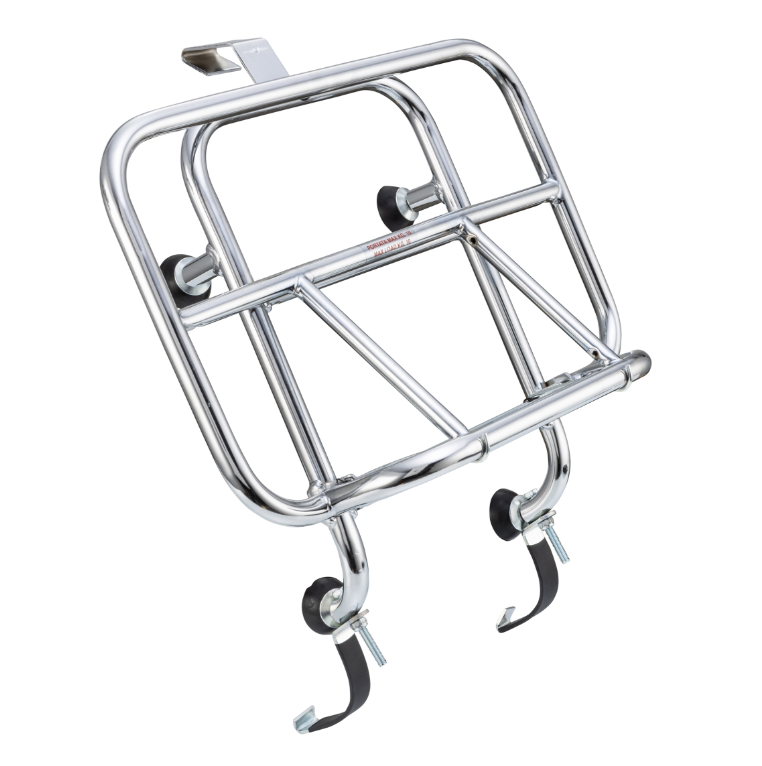 Gepäckträger vorne für Vespa GTS/​GTS Super/​GTV/​GT 60/​GT/​GT L 125-300ccm, klappbar, chrom