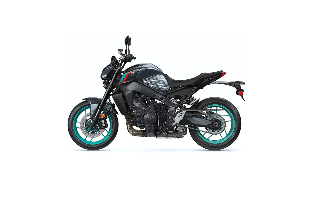 Stompgrip Tank Pad schwarz, Icon, Streetbike Tank Kit für Yamaha MT09, 2021-2023