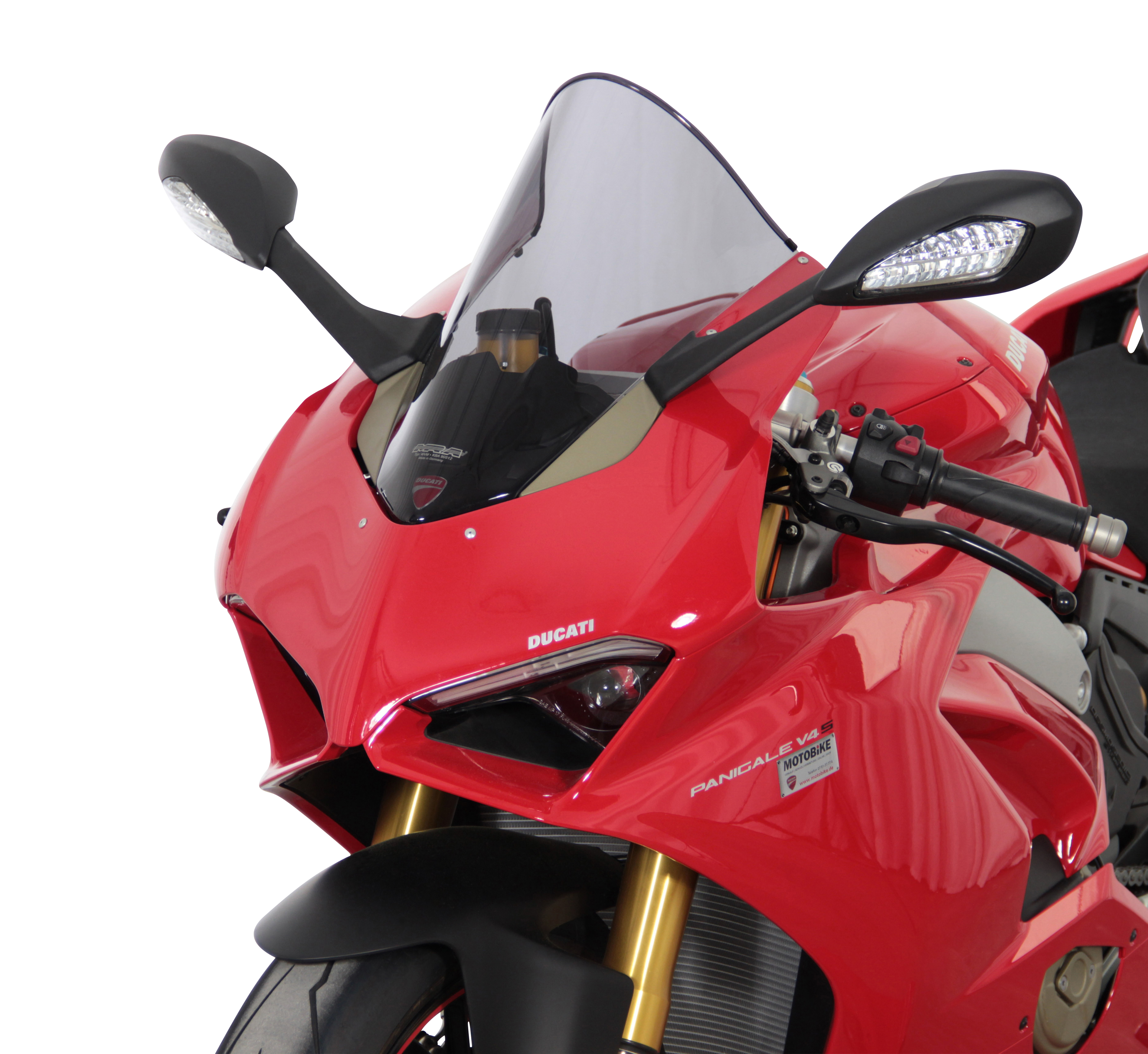 Racingscheibe "R" rauchgrau für Panigale V4 /R /S Orignal MRA