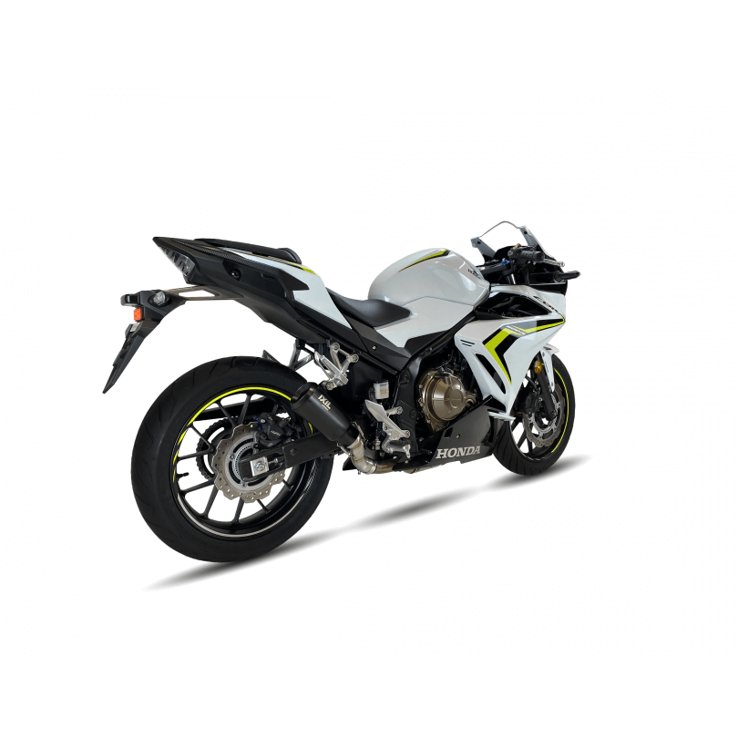 IXIL RB Endtopf Honda CB 500 F /CBR 500 R, Edelstahl schwarz, E-geprüft, Euro4+5