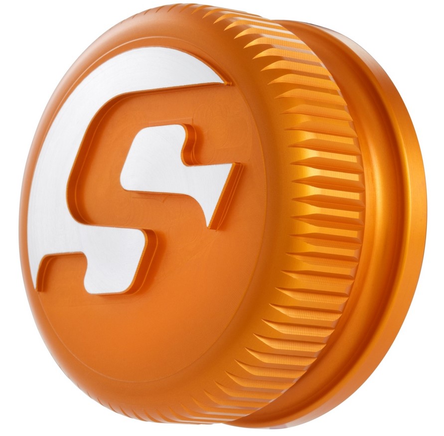 Tankdeckel für Vespa, orange matt