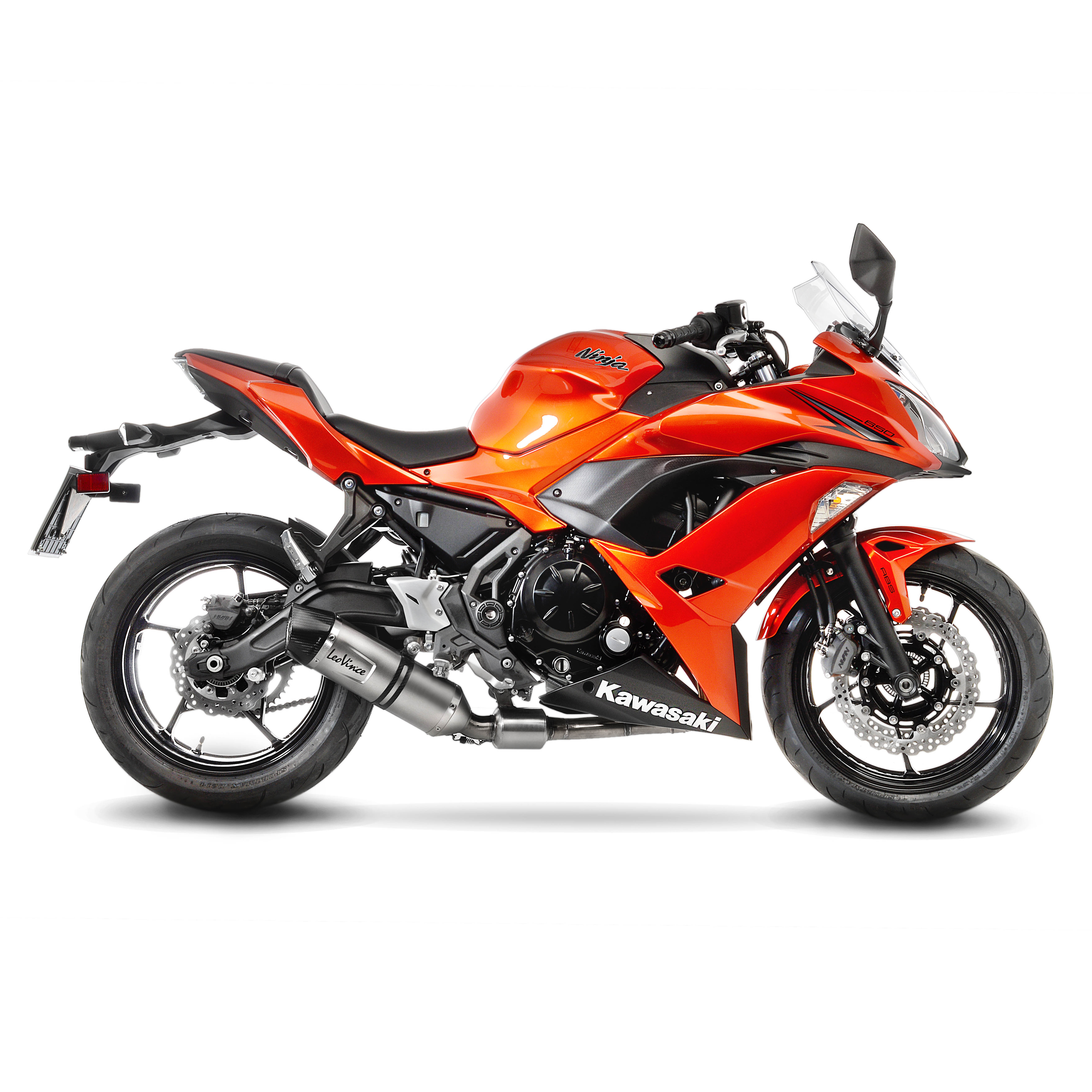 LeoVince Auspuffanlage SBK LV One Evo 2, Edelstahl, Komplettanlage für Z 650 / Ninja 650 (Bj.17-19)