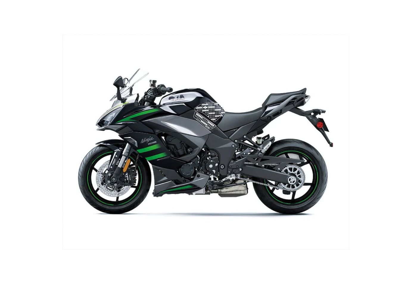 Stompgrip Tank Pad, klar, Volcano für Kawasaki Ninja 1000SX, 2020-2025