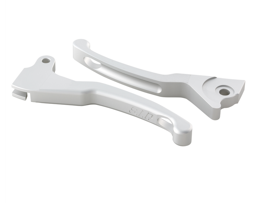Sporthebel Set Bremse Shorty für Vespa LX /​LXV /​S /​Primavera /​Sprint 50-150ccm, silber matt