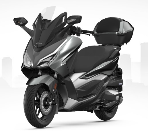 Top Case 35L inkl. Gepäckbrücke Forza 350 (2021-) NHC74M MAT ROBUST GREY METALLIC original Honda