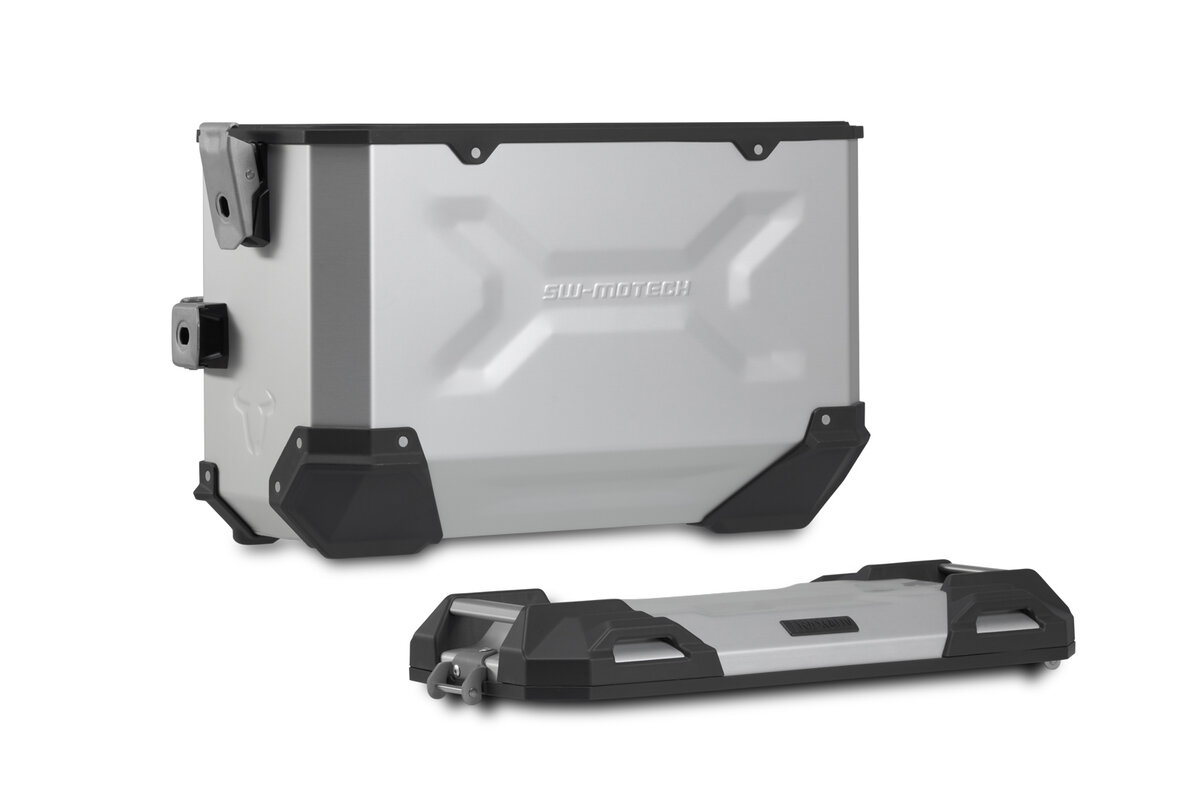 SW-Motech TRAX ADV Alukoffer-System silber für (45l) für Honda NC750X (21-), RH09