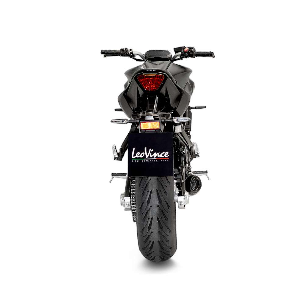 LeoVince Komplettanlage LV One Evo für Yamaha MT-07, Carbon, Euro5, ABE, E-Gutachten