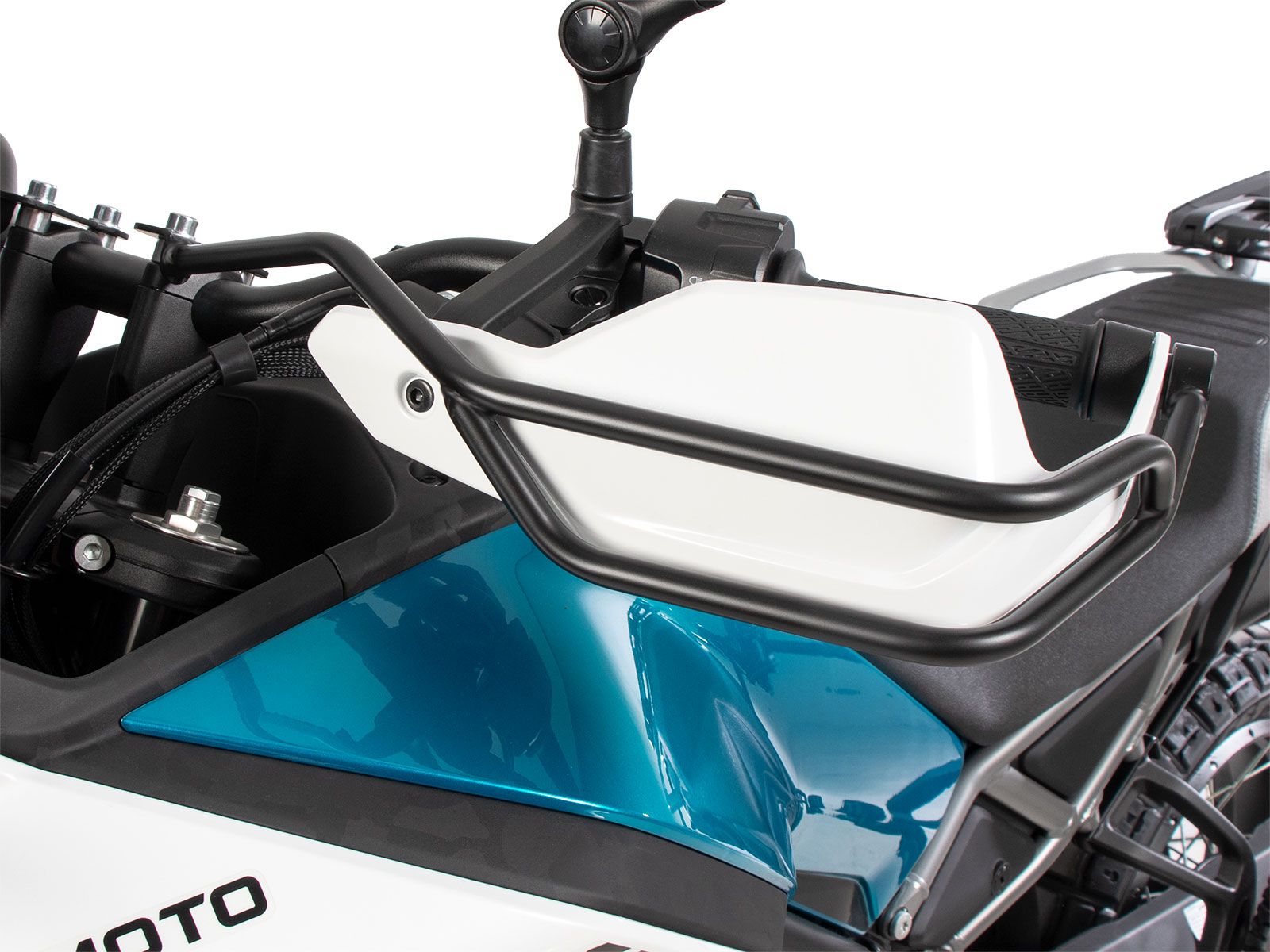 Griffschutz schwarz für CFMoto 450 MT (24-) Hepco & Becker