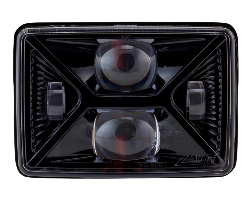Scheinwerfer ZELIONI LED trapezförmig für Vespa S 50-150ccm