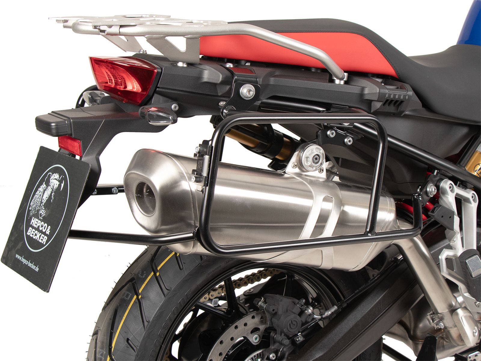 Seitenkofferträger Lock-it abnehmbar schwarz für BMW F 800 GS (24-) Hepco & Becker